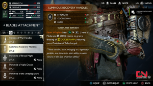 Best Blades of Chaos Pommels in GoW Ragnarok  Luminous Recovery Handles