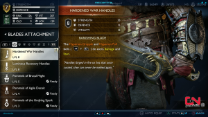 Best Blades Upgrades in GoW Ragnarok  Hardened War Handles