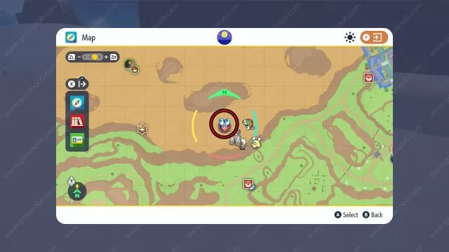 Fist Sun Stone Location in Pokemon Scarlet & Violet