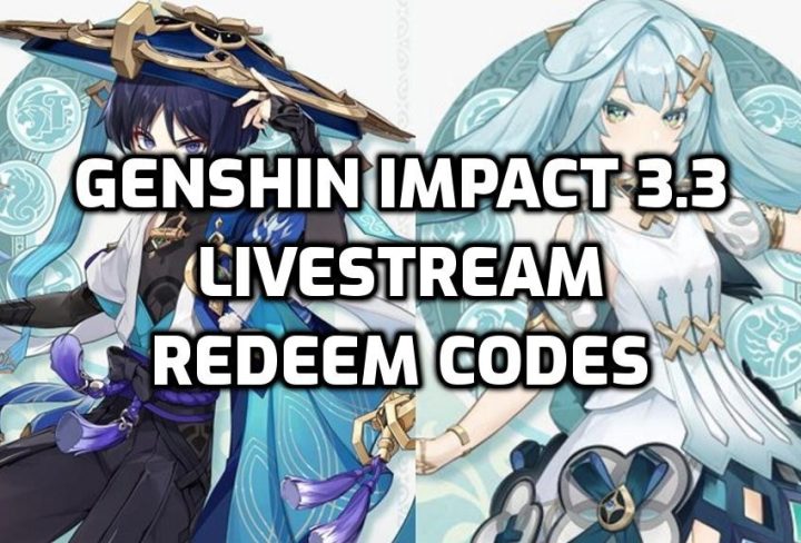 Genshin Impact 3.3 Codes, Redeem Free 300 Primogems & More