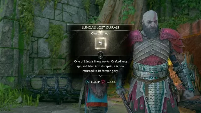 God of War Ragnarok Lunda's Lost Armor Pieces Locations