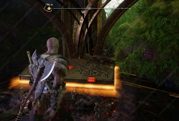 God of War Ragnarok Temple of Light Legendary Chest in Elevator Solution