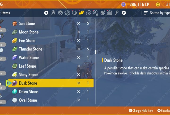 How to Get Dusk Stone Pokemon Scarlet and Violet