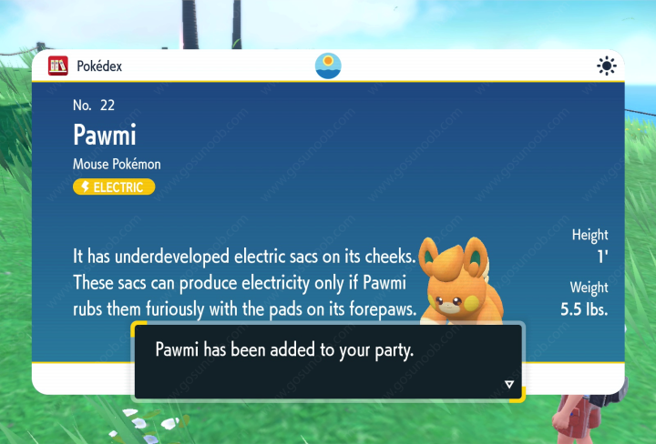 How to Get Pawmi Pokemon Scarlet and Violet