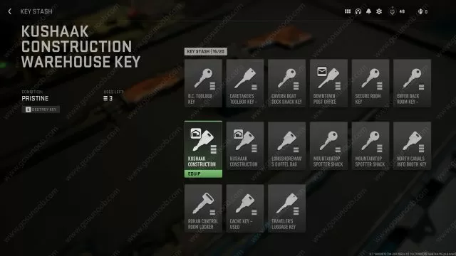 Kushaak Construction Warehouse Key Unlock Location DMZ Warzone 2