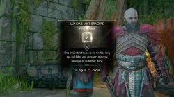 Lunda's Lost Braces Crafted GoW Ragnarok