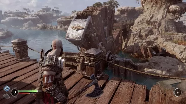 River Gate Geyser Puzzle in Aurvangar Wetlands God of War Ragnarok