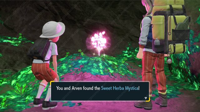 Sweet Herba Mystica Pokemon Scarlet and Violet
