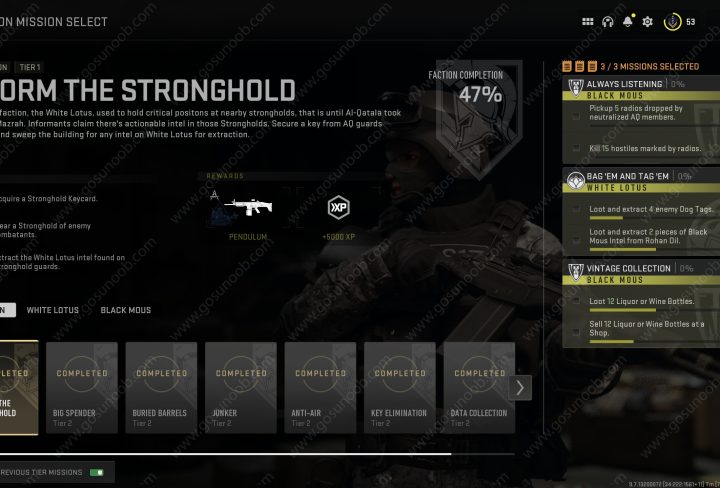 Tier 3 Missions Not Showing & Disappearing Bug DMZ Warzone 2