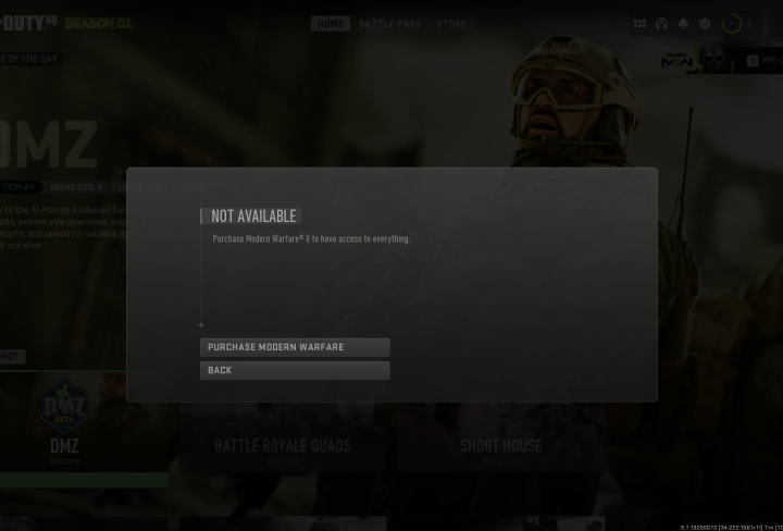 Warzone 2 Purchase Modern Warfare 2 to Have Access