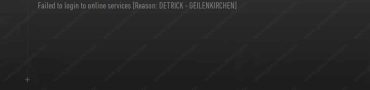 fix detrick geilenkirchen connection failed warzone 2 & mw2