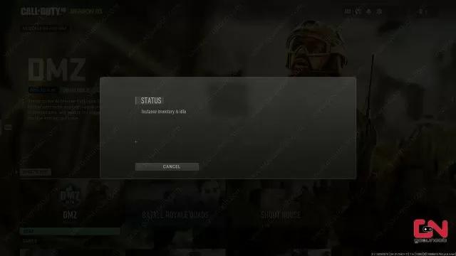 fix instance inventory is idle cant enter dmz warzone 2