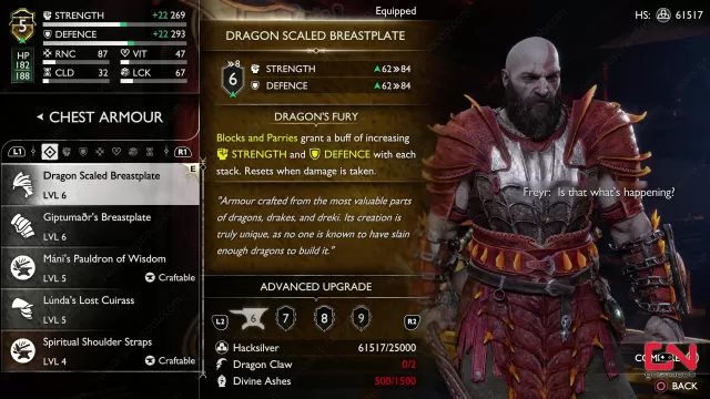 How to Get Dragon Scaled Armor Set in God of War Ragnarok