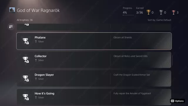 GoW Ragnarok Dragon Slayer trophy