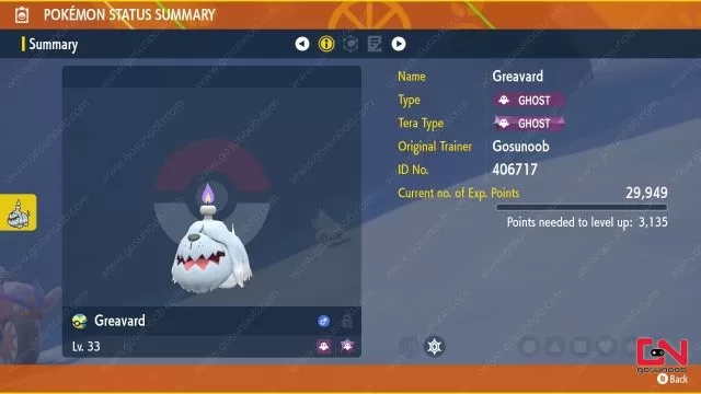 how to get greavard pokemon scarlet and violet