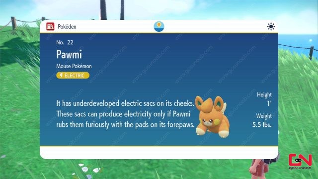 pawmi evolution into pawmo & pawmot pokemon scarlet and violet