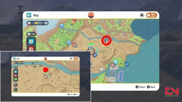 where to find fire stone in pokemon scarlet and violet