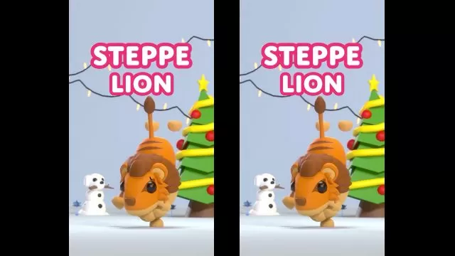 Adopt Me Christmas 2022 New Pets, Snowball & Steppe Lion