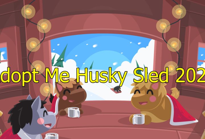 Adopt Me Husky Sled 2022