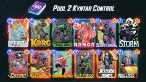 Best Marvel Snap Klyntar Location Deck - Control (Pool 2)