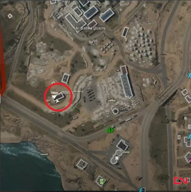 Chemical Storage Warehouse Map DMZ