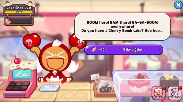 Cherry Cookie Cake, Cherry Bomb, Cookie Run Kingdom