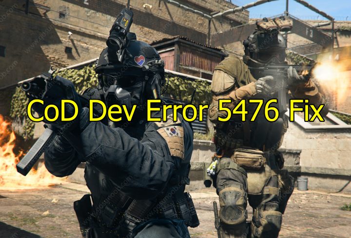 CoD Dev Error 5476 Fix