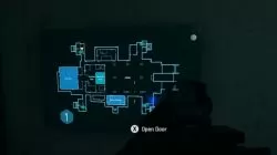 DMZ Building 21 first (basement) floor map.