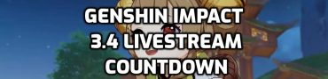Genshin Impact 3.4 Livestream Release Date Countdown