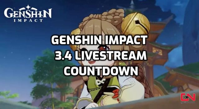 Genshin Impact 3.4 Livestream Release Date Countdown