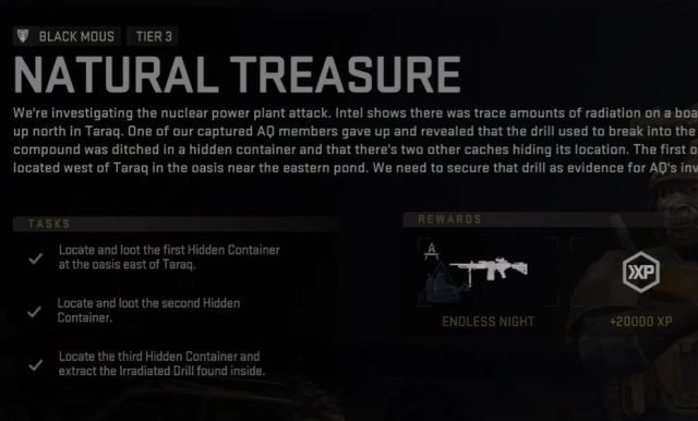 Hidden Containers Locations Natural Treasure DMZ Mission