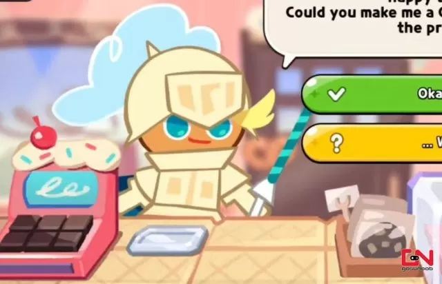 Knight Cookie Cake, Cream Bouquet, Cookie Run Kingdom