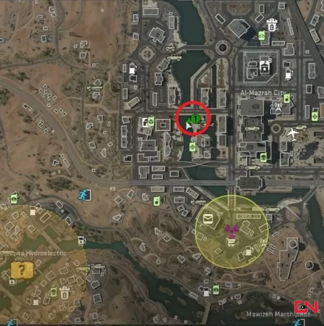 North Canals Info Booth Map