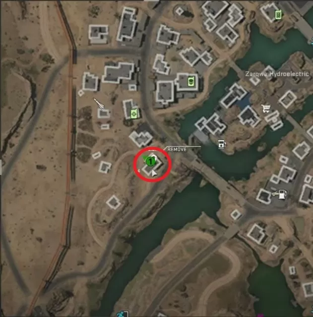 Where it West Zarqwa Safe House Map