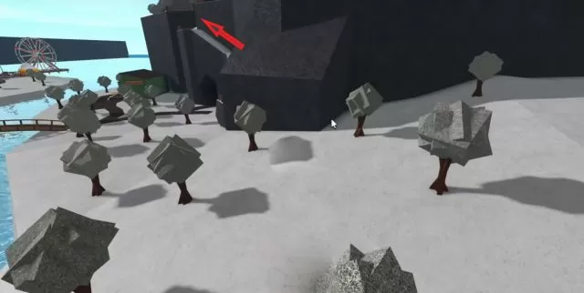 bloxburg third elf location on the mountain