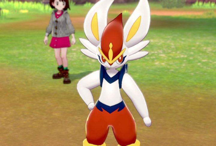 shiny cinderace pokemon scarlet and violet