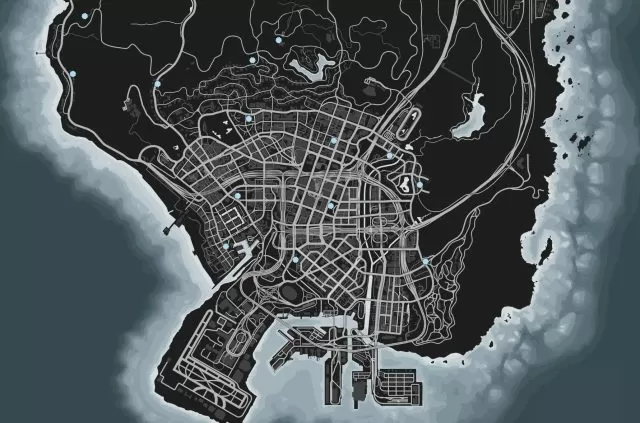 Snowmen Locations Map GTA Online Winter Update 2022