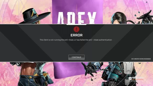 Apex Legends Not Running Anti-Cheat, Failed Authentication Fix