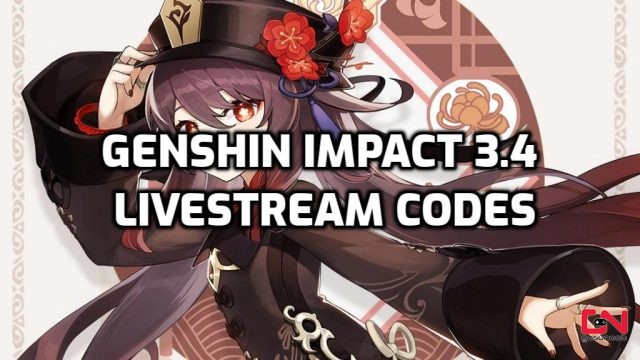 Genshin Impact 3.4 Codes, Redeem Free 300 Primogems & More