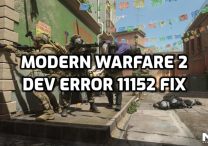 MW2 Dev Error 11152 Fix