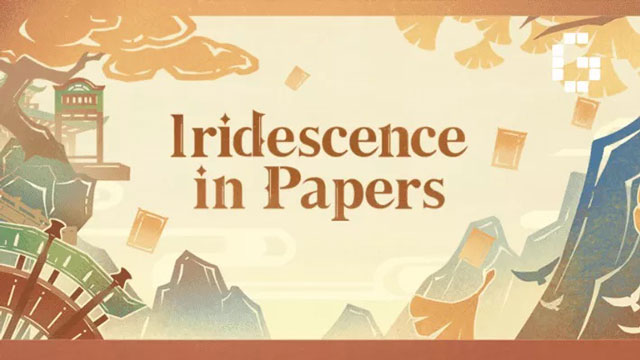 iridescence in papers genshin impact web event