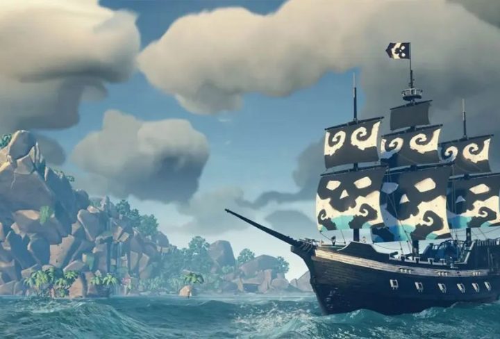 sea of thieves oreo ship valiant corsair sail set