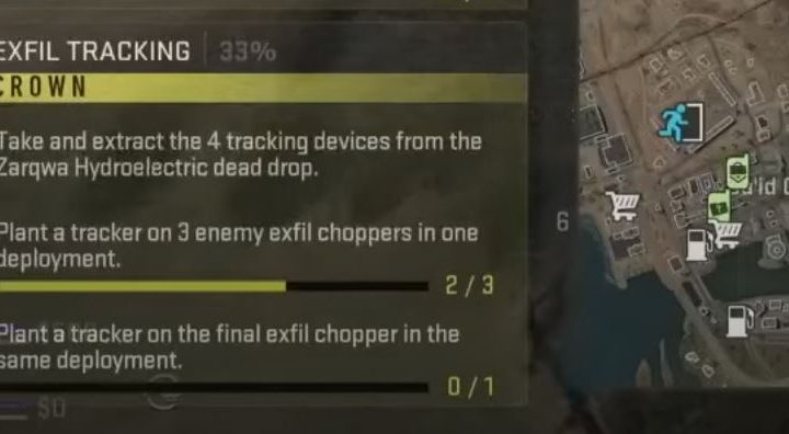 DMZ Exfil Tracking, Plant a Tracker on 3 Enemy Exfil Choppers