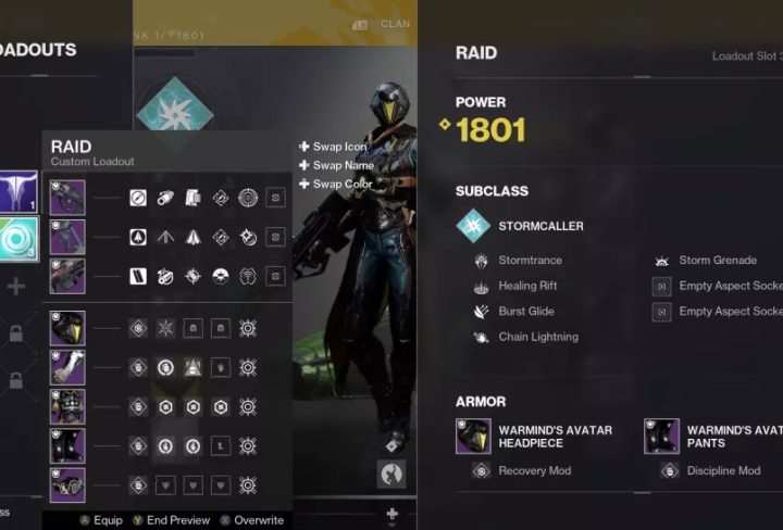 Destiny 2 Change Loadout Name & Icon