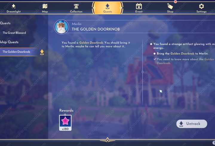 Disney Dreamlight Valley Golden Doorknob Location