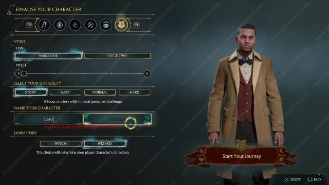 Hogwarts Legacy Xbox Character Naming Issue, Can't Type Name Bug Fix