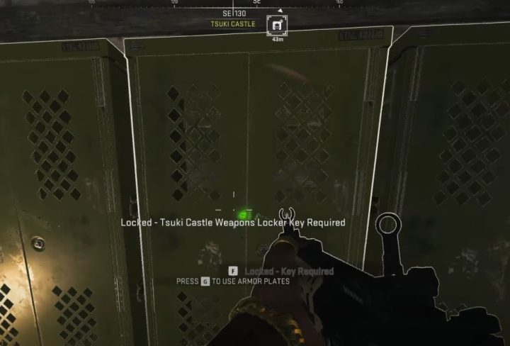 Tsuki Castle Weapons Locker Key Location DMZ