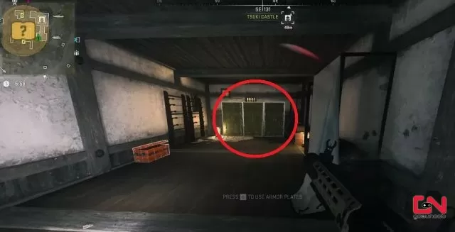 DMZ Tsuki Castle Weapons Locker Location