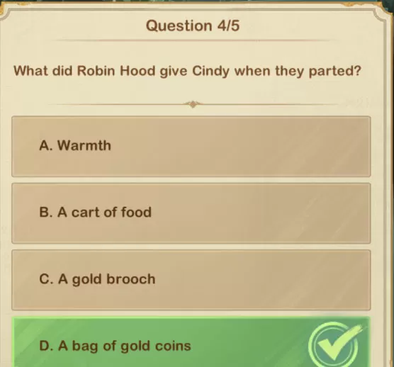 afk arena pop quiz robin hood give cindy