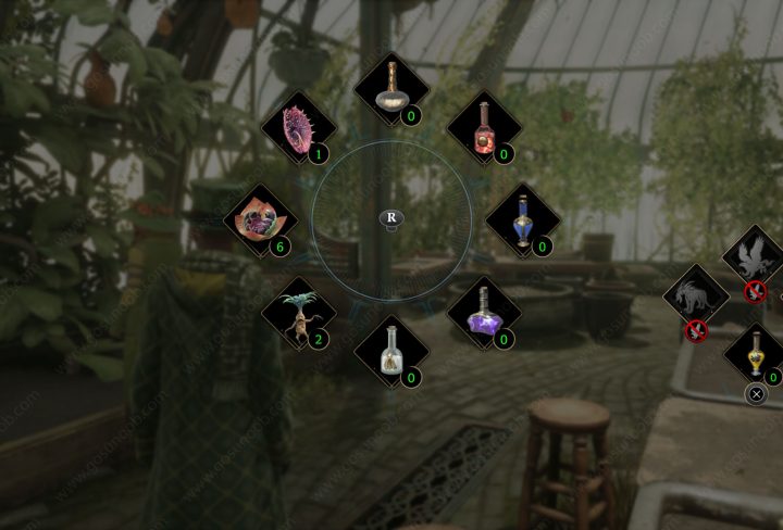 how to use potions hogwarts legacy simultaneously
